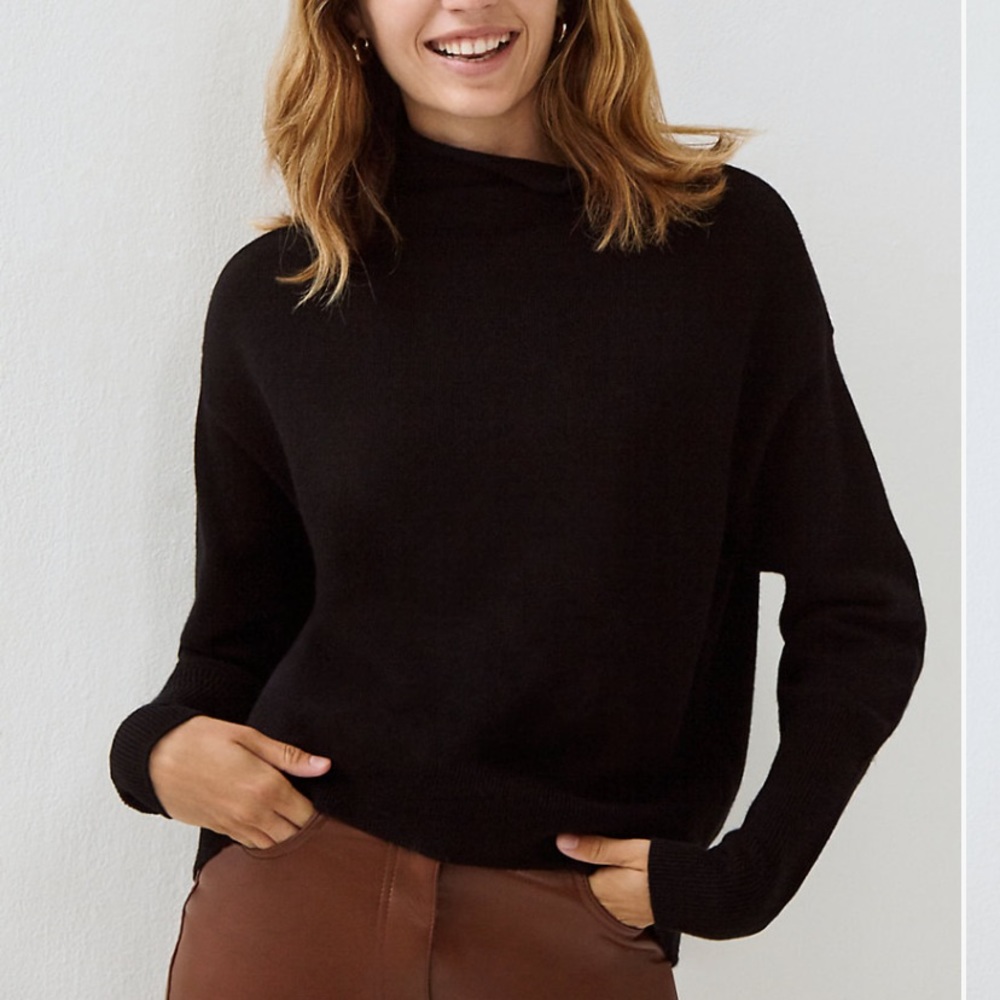 EGUC  black Cyprie sweater from Aritzia